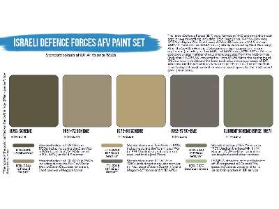 Htk-bs114 Israeli Defence Forces Afv Paint Set - image 3