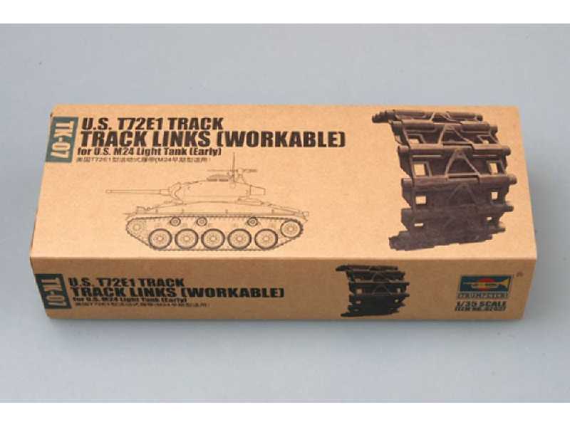 U.S. T72e1 Steel Track For U.S. M24 Light Tank (Early) - image 1