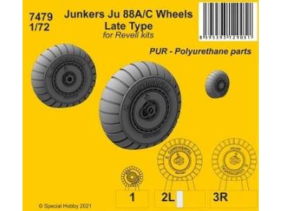 Junkers Ju 88a/C Wheels Late Type (For Revell Kits) - image 1