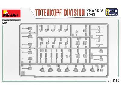 Totenkopf Division. Kharkov 1943 - Resin Heads - image 6