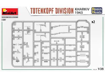 Totenkopf Division. Kharkov 1943 - Resin Heads - image 7