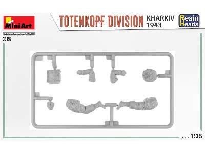 Totenkopf Division. Kharkov 1943 - Resin Heads - image 8