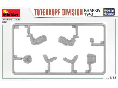 Totenkopf Division. Kharkov 1943 - Resin Heads - image 10