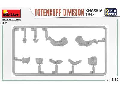 Totenkopf Division. Kharkov 1943 - Resin Heads - image 11