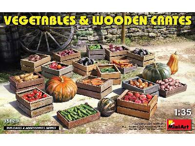 Vegetables & Wooden Crates - image 1