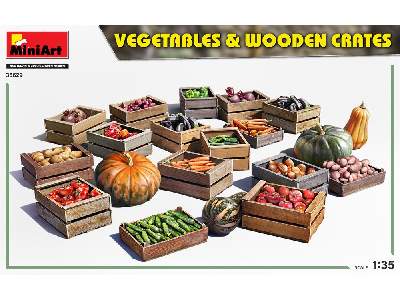 Vegetables & Wooden Crates - image 2