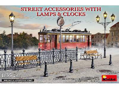 Street Accessories With Lamps & Clocks - image 1