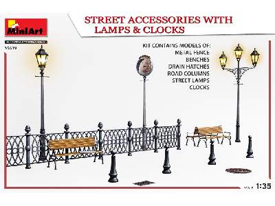 Street Accessories With Lamps & Clocks - image 3