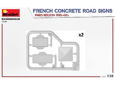 French Concrete Road Signs. Paris Region 1930-40’s - image 4