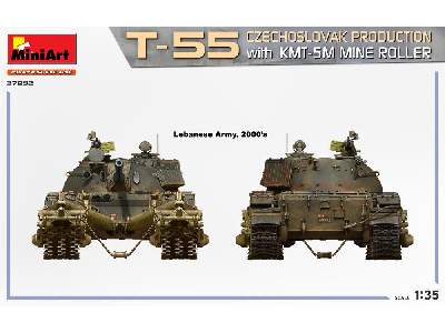 T-55 Czechoslovak Production With Kmt-5m Mine Roller - image 8