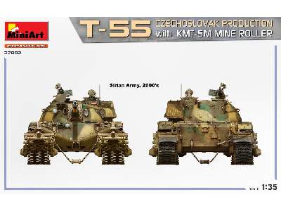 T-55 Czechoslovak Production With Kmt-5m Mine Roller - image 9