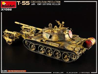 T-55 Czechoslovak Production With Kmt-5m Mine Roller - image 58