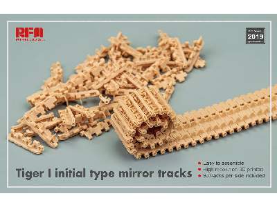 3d Printed Workable Track Links Tiger I Initial Type Mirror Tracks - image 2