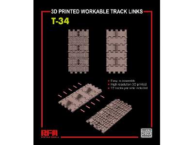 3d Printed Workable Track Links For T-34 - image 1