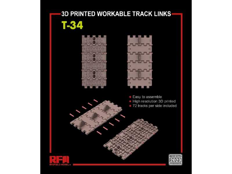 3d Printed Workable Track Links For T-34 - image 1