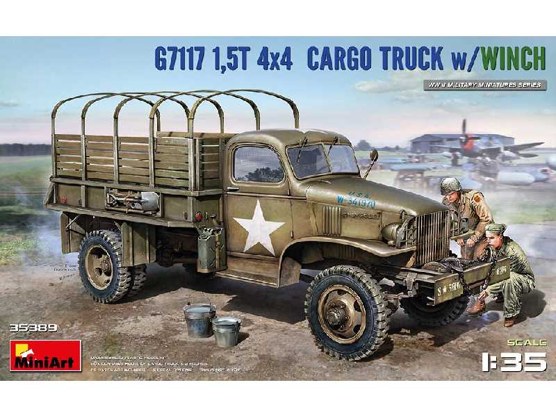 G7117 1,5t 4x4 Cargo Truck W/winch - image 1