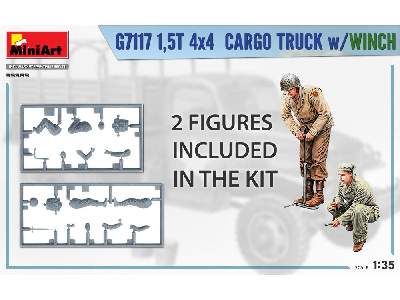 G7117 1,5t 4x4 Cargo Truck W/winch - image 2