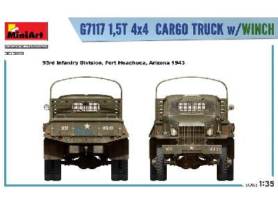 G7117 1,5t 4x4 Cargo Truck W/winch - image 27
