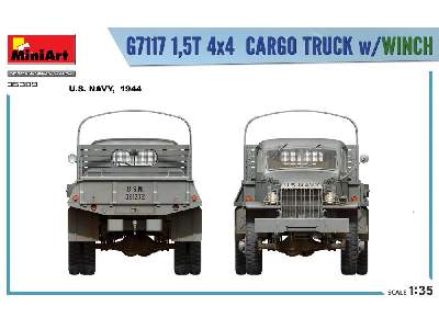 G7117 1,5t 4x4 Cargo Truck W/winch - image 33