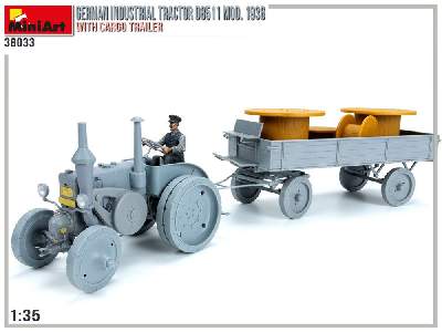 German Industrial Tractor D8511 Mod. 1936 With Cargo Trailer - image 24