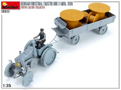 German Industrial Tractor D8511 Mod. 1936 With Cargo Trailer - image 27