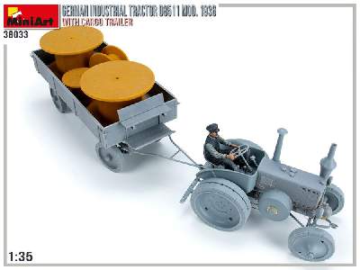 German Industrial Tractor D8511 Mod. 1936 With Cargo Trailer - image 28