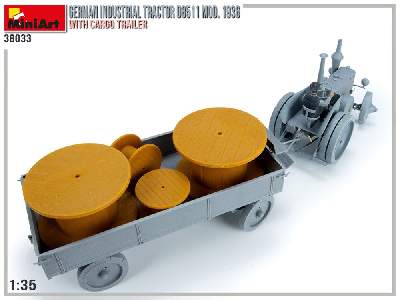German Industrial Tractor D8511 Mod. 1936 With Cargo Trailer - image 29