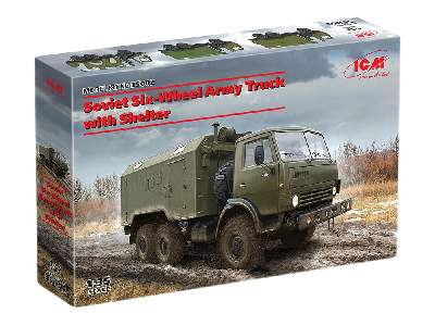 Soviet Six-wheel Army Truck With Shelter - image 6