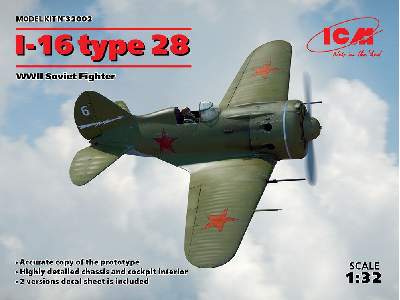 I-16 type 28, WWII Soviet Fighter - image 1