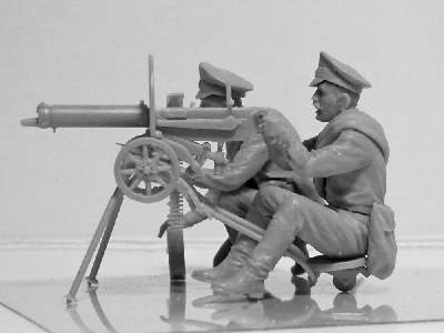 WWI Russian Maxim MG Team - 2 figures - image 4