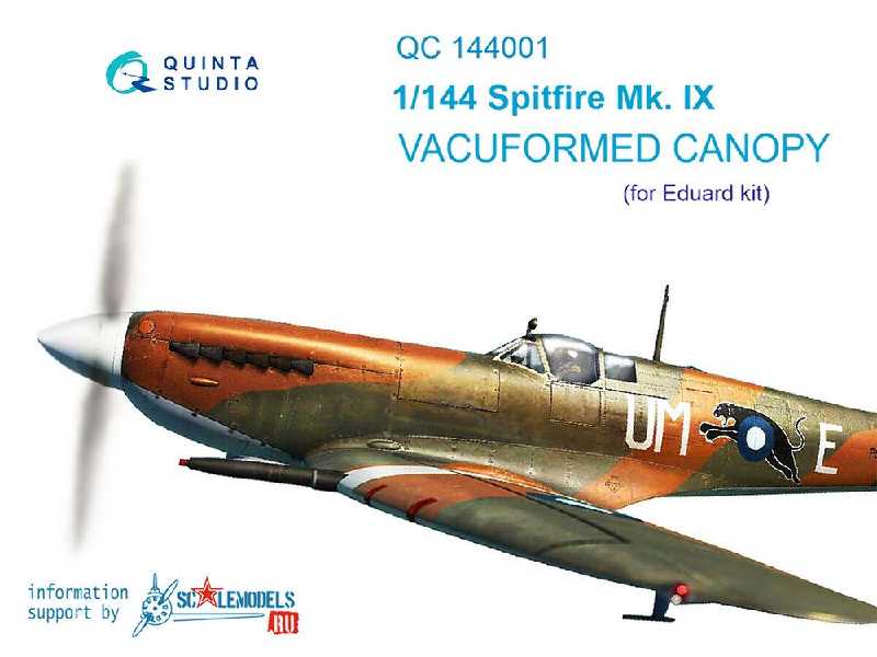 Spitfire Mk.Ix Vacuformed Clear Canopy - image 1 Spitfire Mk.Ix Vacuformed Clear Canopy - image 1