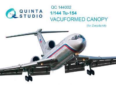 Tu-154 Vacuformed Clear Canopy - image 1