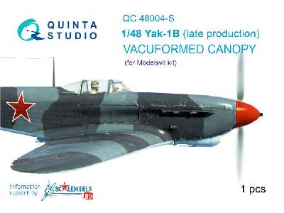 Yak-1b (Late Production) Vacuformed Clear Canopy - image 1