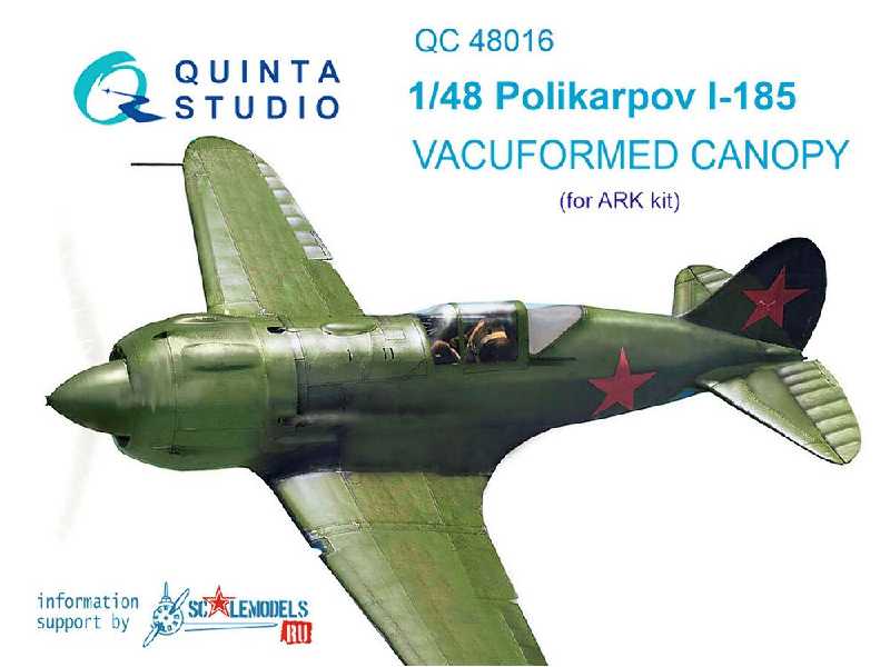 Polikarpov I-185 Vacuformed Clear Canopy - image 1