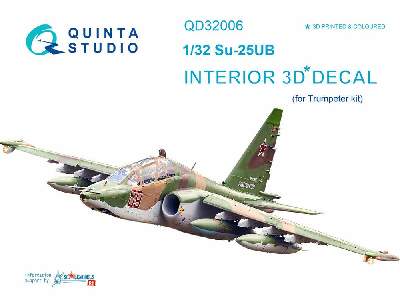 Su-25ub 3d-printed & Coloured Interior (For Trumpeter Kit) - image 1