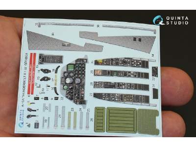 A-10a 3d-printed & Coloured Interior On Decal Paper - image 4