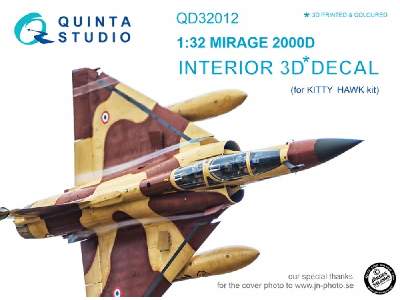 Mirage 2000d 3d-printed & Coloured Interior On Decal Paper - image 1