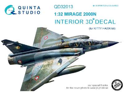 Mirage 2000n 3d-printed & Coloured Interior On Decal Paper - image 1