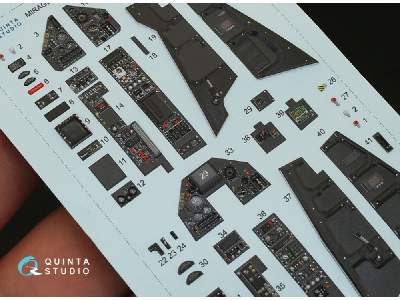 Mirage 2000n 3d-printed & Coloured Interior On Decal Paper - image 2