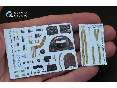 Spitfire Mk.Ix 3d-printed & Coloured Interior On Decal Paper - image 2
