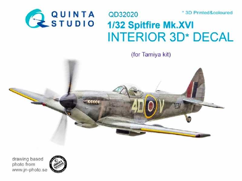 Spitfire Mk.Xvi 3d-printed And Coloured Interior On Decal Paper - image 1