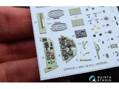 Bf 109e-1 3d-printed And Coloured Interior On Decal Paper - image 4