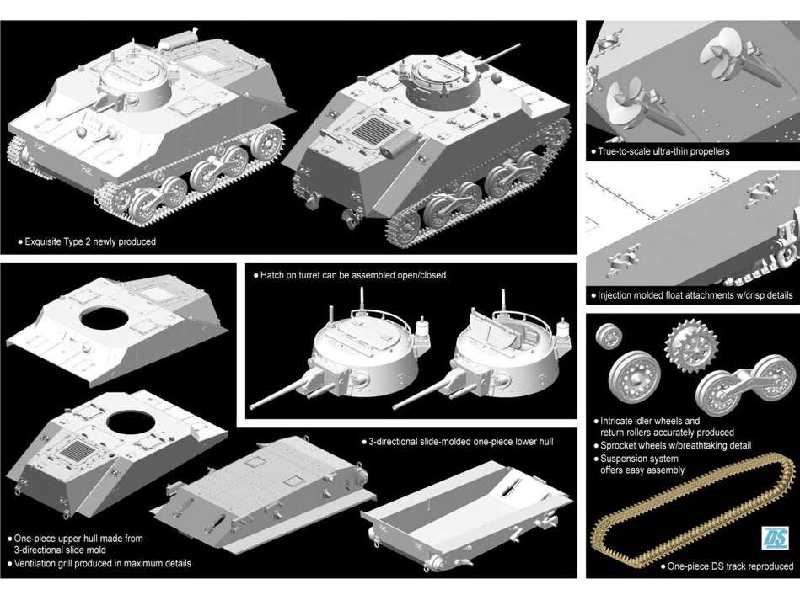 IJN Type 2 (Ka-Mi) Amphibious Tank