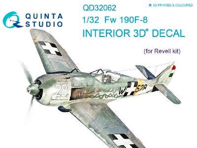 Fw 190f-8 3d-printed And Coloured Interior On Decal Paper - image 2