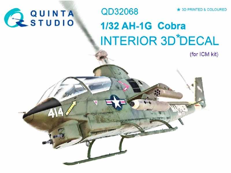 Ah-1g Cobra 3d-printed And Coloured Interior On Decal Paper - image 1