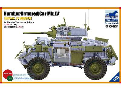 Humber Armored Car Mk. IV Full Interior Transparent Edition - image 1
