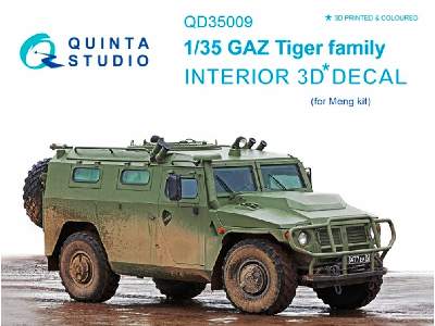 Gaz Tiger Family 3d-printed And Coloured Interior On Decal Paper - image 1