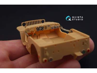 Willys Mb 3d-printed And Coloured Interior On Decal Paper - image 9