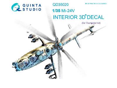 Mi-24v 3d-printed And Coloured Interior On Decal Paper - image 1