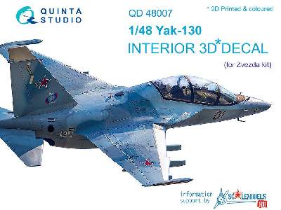 Yak-130 3d-printed & Coloured Interior On Decal Paper - image 1